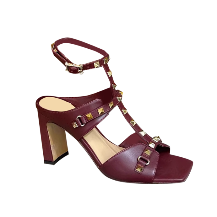 KAVYN Studded High Heel Sandals
