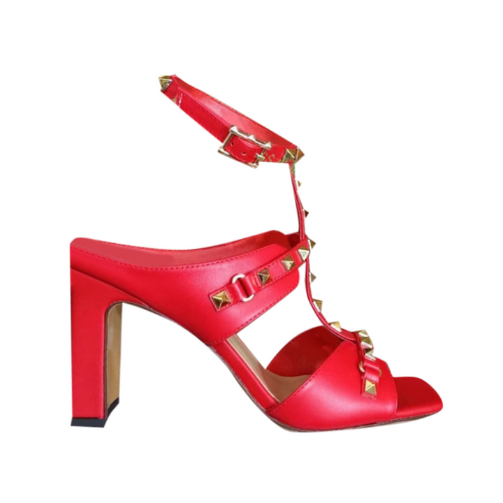 KAVYN Studded High Heel Sandals