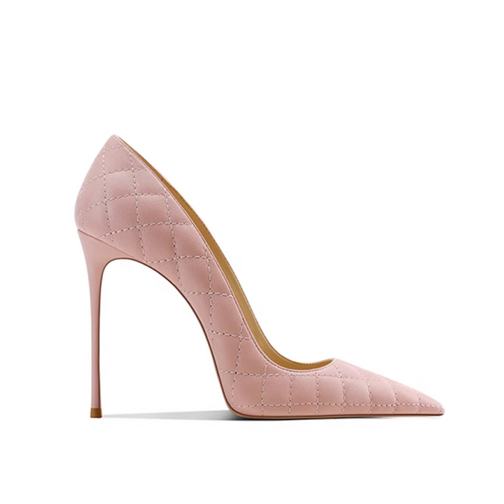 KIAZA Quilted High Heel Pumps - 10cm