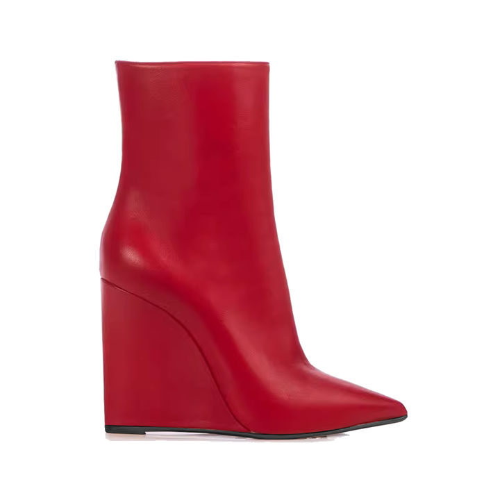 KOEJA Wedged Heel Ankle Boots