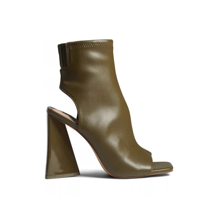 KOITA Block Heel Ankle Summer Boots
