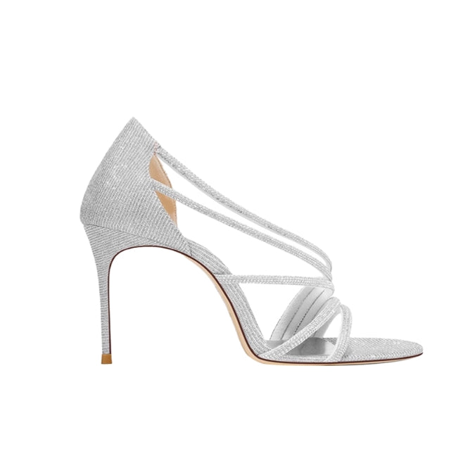 KUFSI Diamante Mid Heel Sandals - 6cm