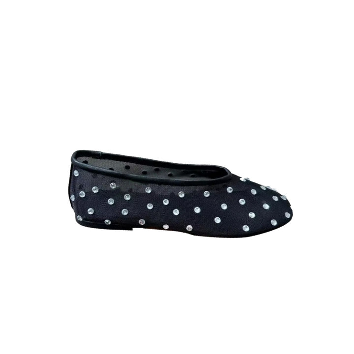 KUREL Diamante Flat Ballet Shoes