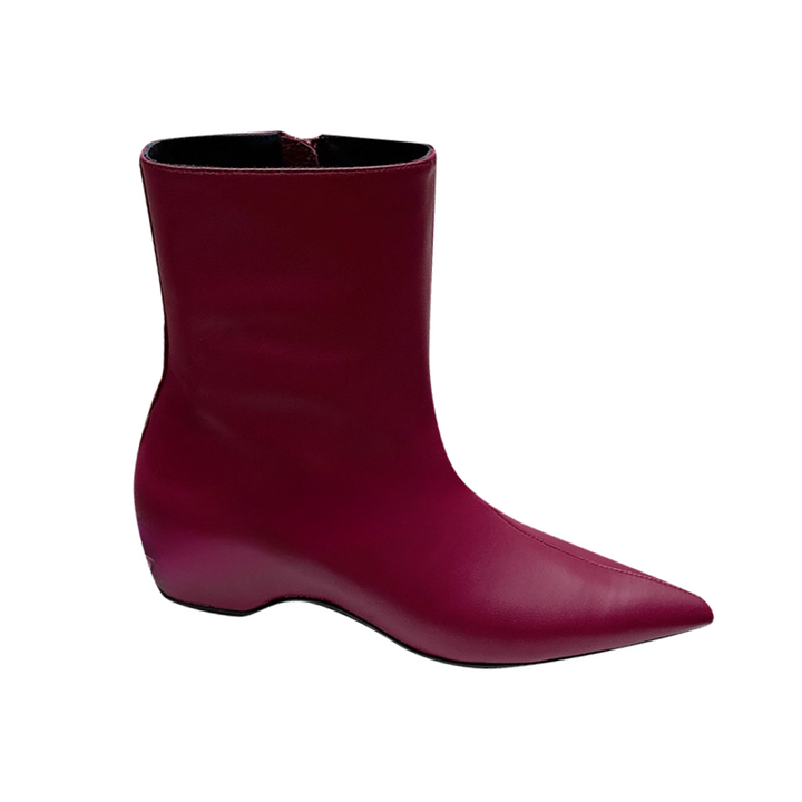 KURVE Leather Ankle Boots
