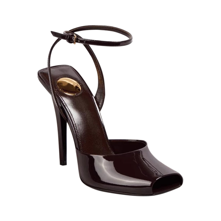 KUVBR Ankle Strap High Heel Sandals