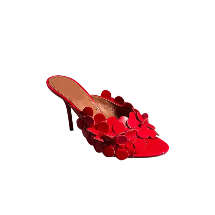 LAIKE Flower Mules Sandals
