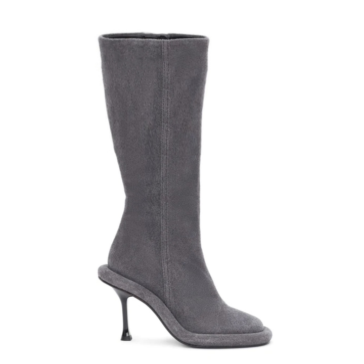 LAZUI Stiletto Heel Knee High Boots