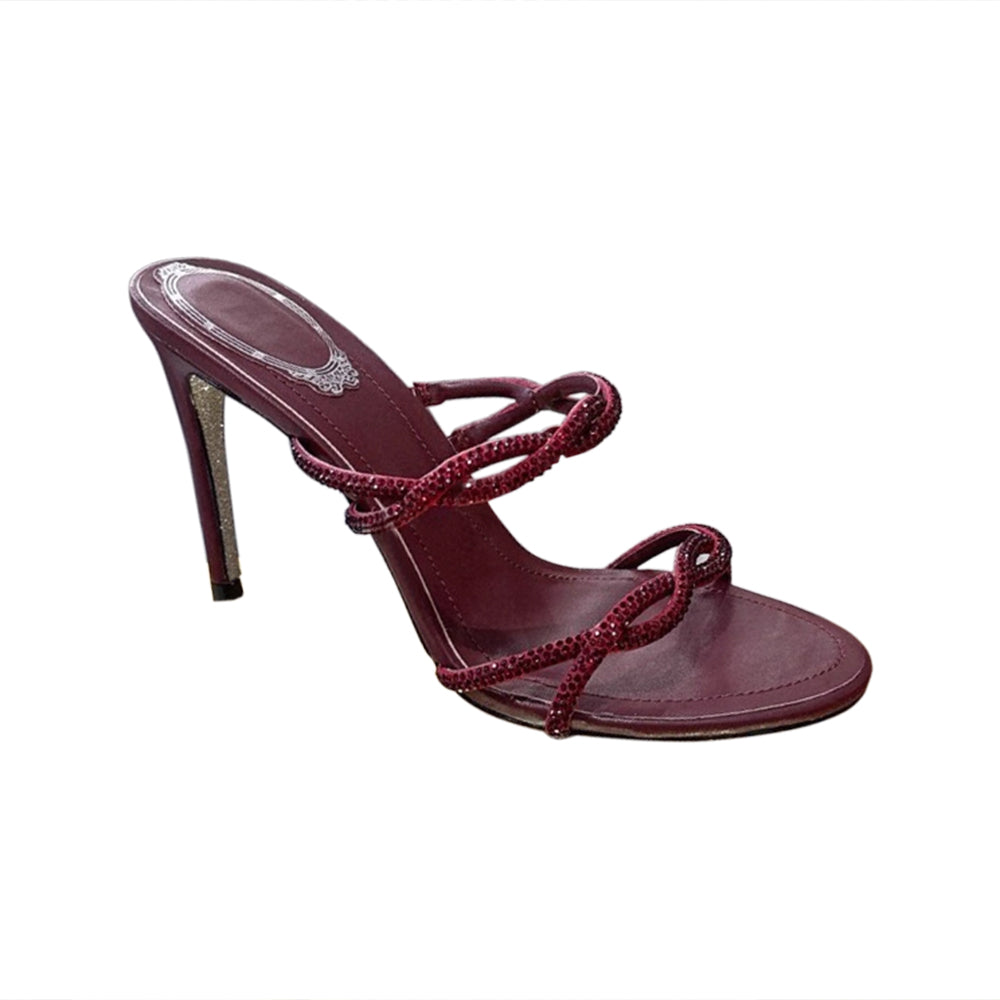 LCAVE Diamante Mules Sandals