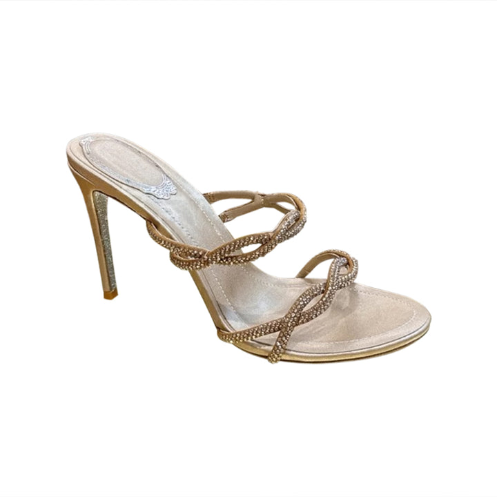 LCAVE Diamante Mules Sandals