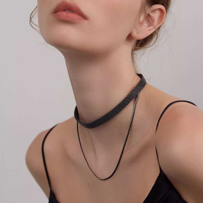 LECVA Double Layers Necklace