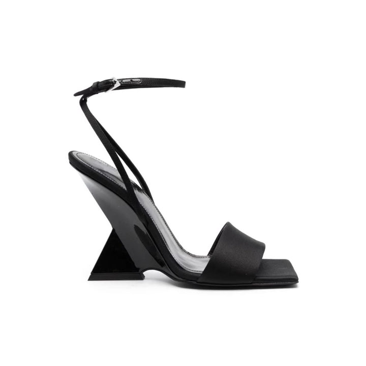 LEOCU Ankle Strap Wedged Heel Sandals