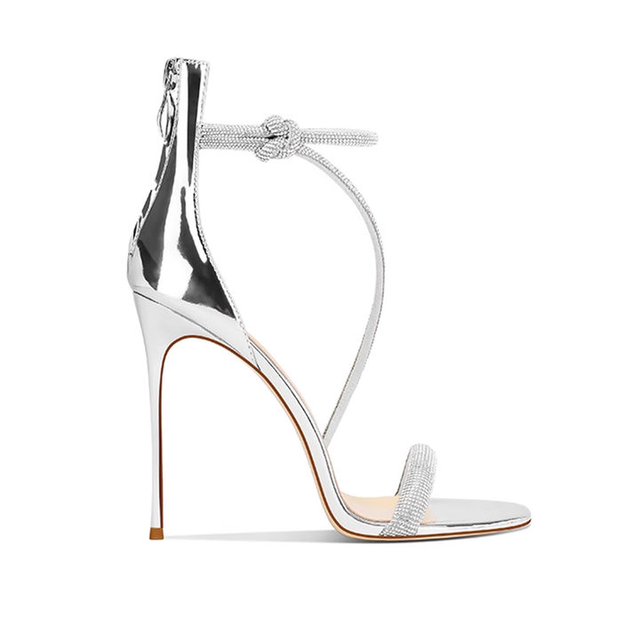 LEVIA Diamante High Heel Sandals - 10cm