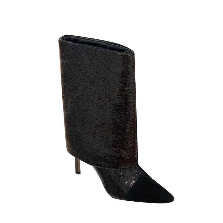 LUJEA Sequinned Knee High Boots