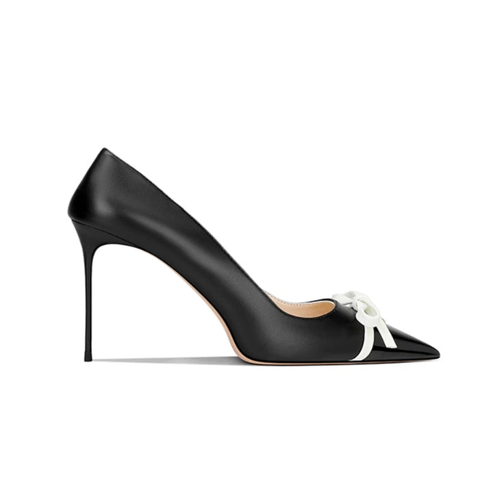 LUVTO Bow Mid Heel Pumps - 8cm