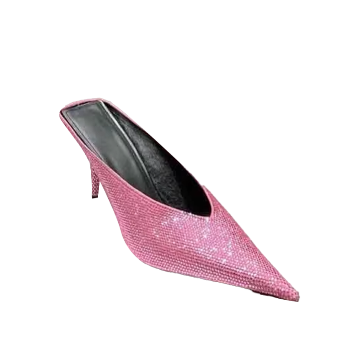 MAIJA Diamante Mules Pumps