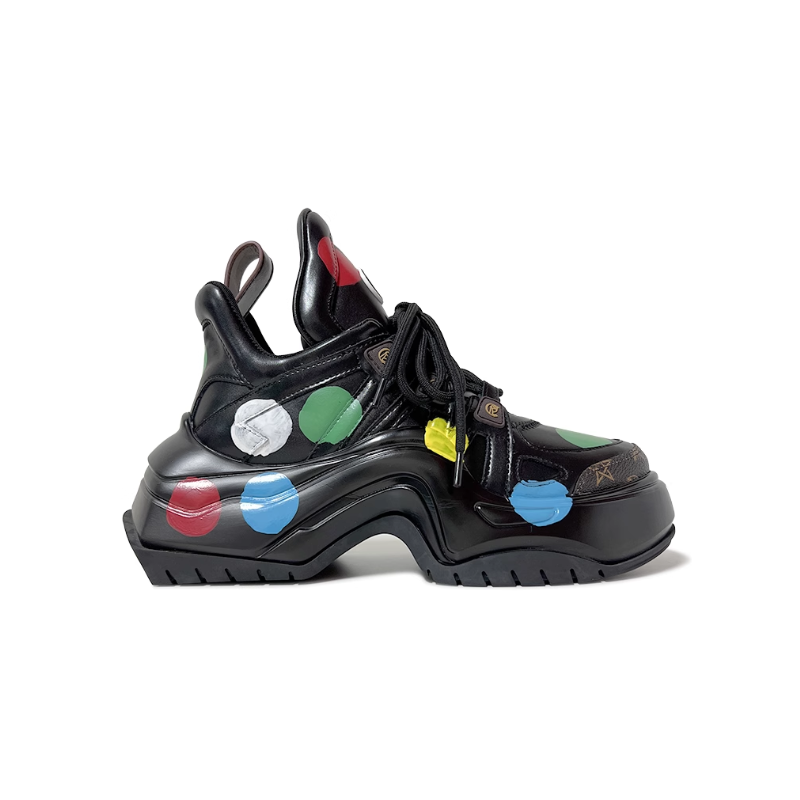 MALKE Lace Up Sneakers