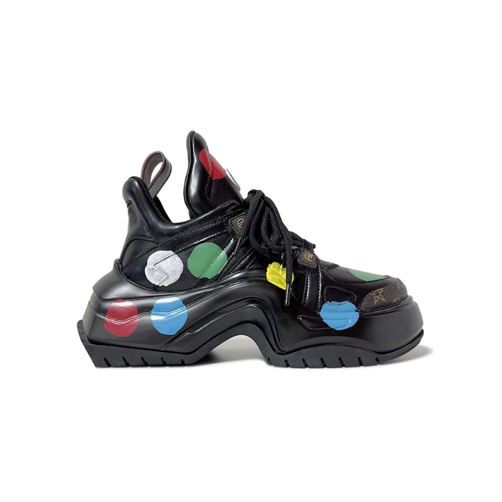 MALKE Lace Up Sneakers