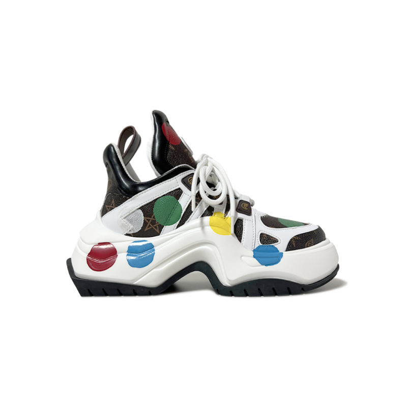 MALKE Lace Up Sneakers