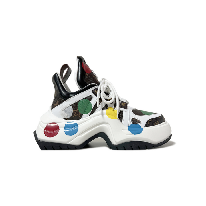 MALKE Lace Up Sneakers