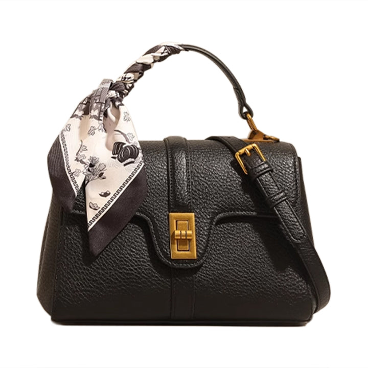 MEGNU Metal Lock Tote Bag