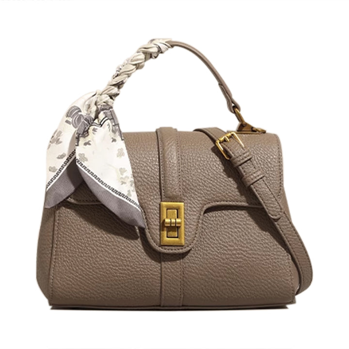 MEGNU Metal Lock Tote Bag