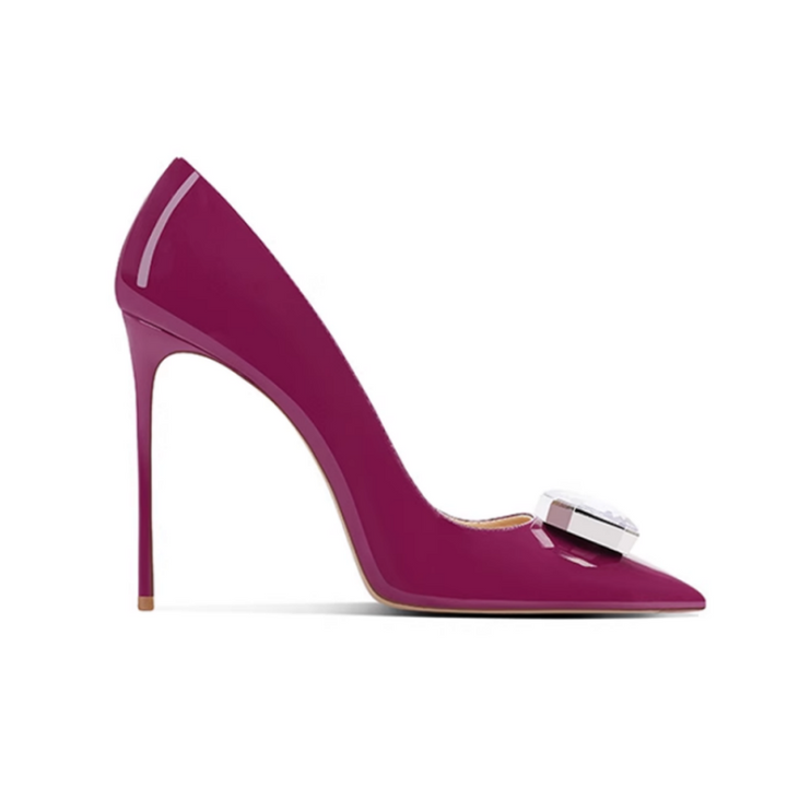 MEKOR Diamante High Heel Pumps - 10cm