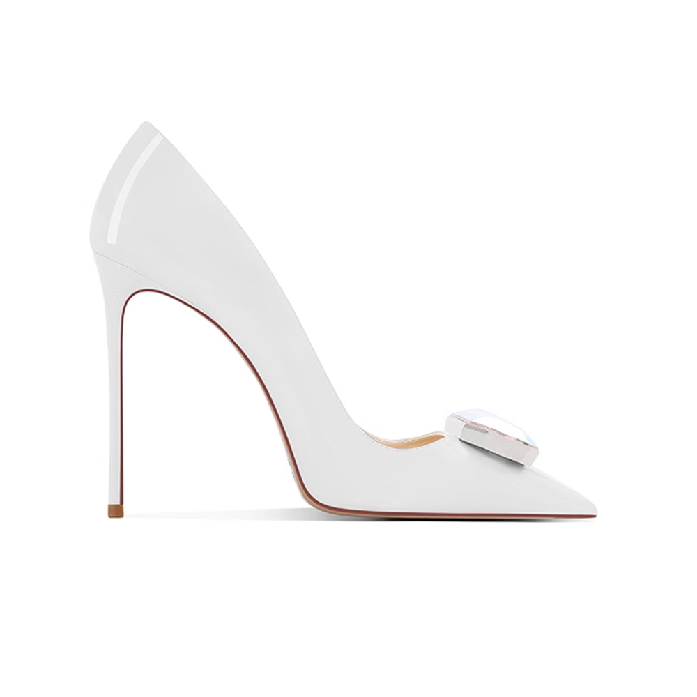 MEKOR Diamante High Heel Pumps - 10cm