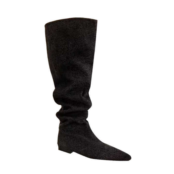 MELIU Denim Knee High Boots