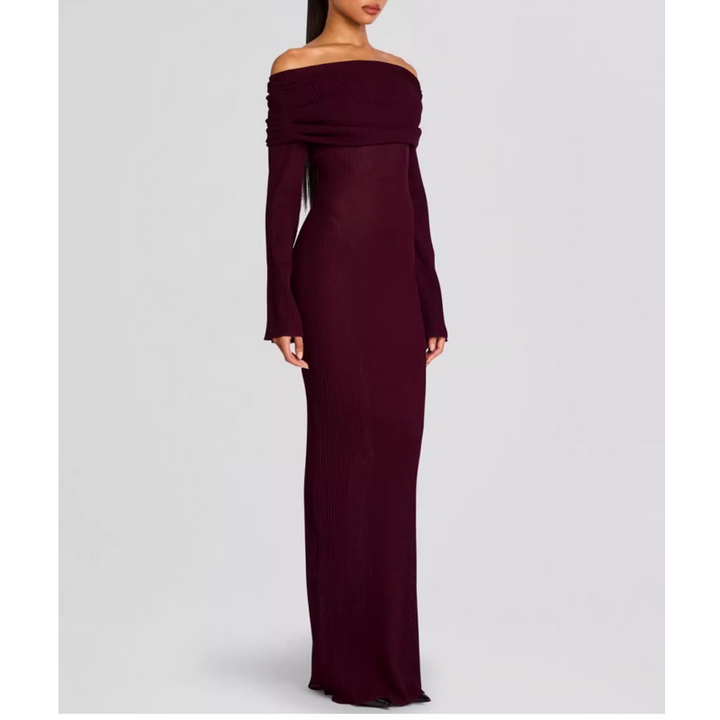 MESOA Off-Shoulder Evening Dress Gown