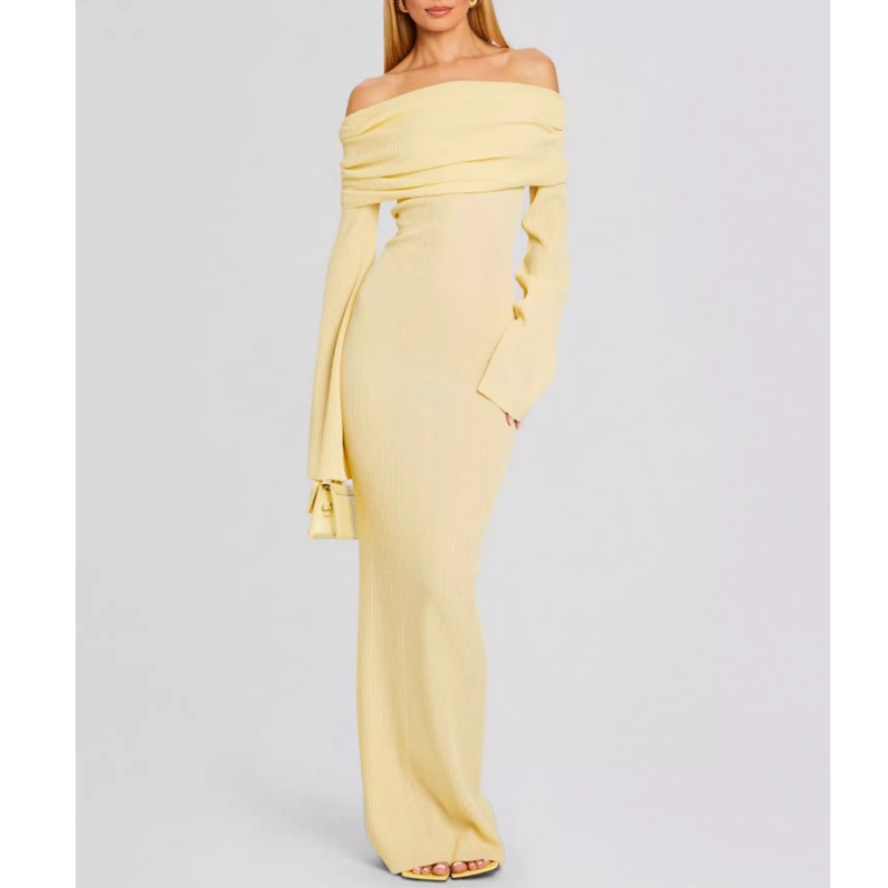 MESOA Off-Shoulder Evening Dress Gown