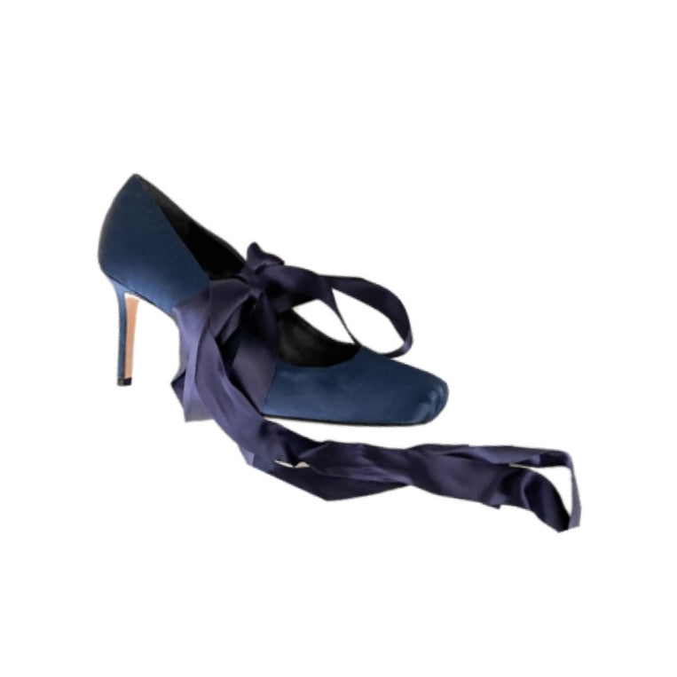 MESRA Wrap Mid Heel Pumps