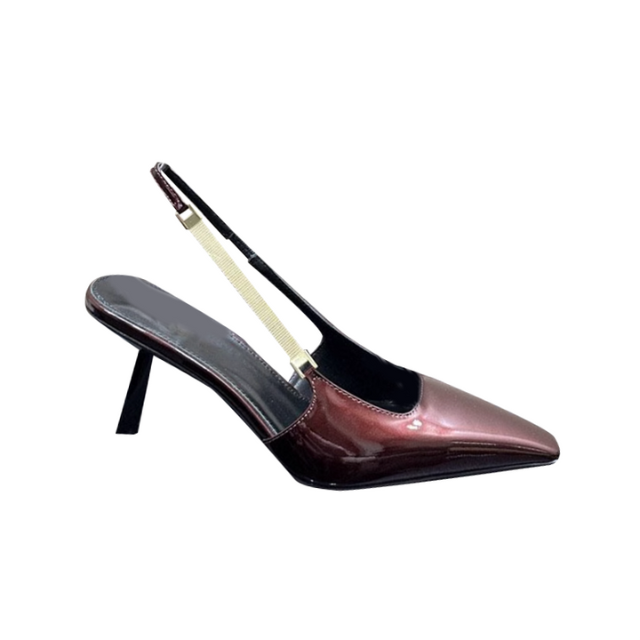 MIRCA Ankle Strap Mid Heel Sandals