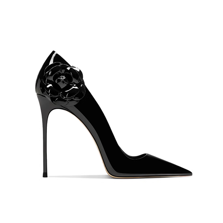 MUCHE Flower Embellished High Heel Pumps - 10cm