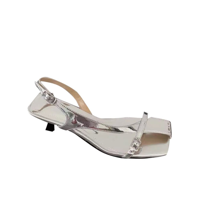 MUITA Kitten Heel Sandals