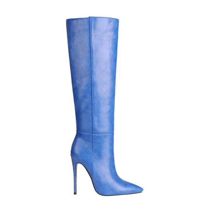 MUTEV Stiletto High Heel Knee High Boots