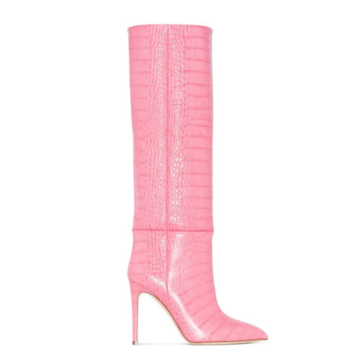 MUTEV Stiletto High Heel Knee High Boots