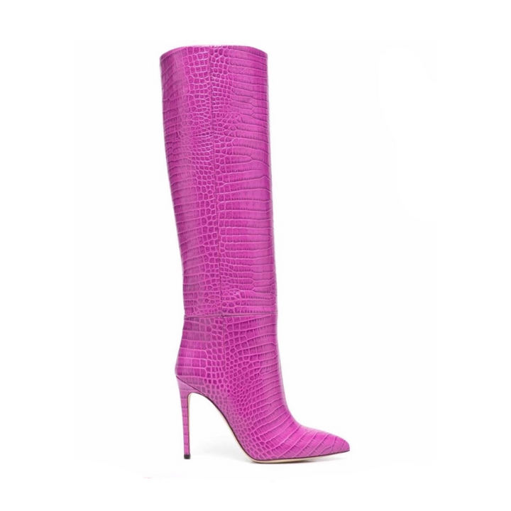 MUTEV Stiletto High Heel Knee High Boots