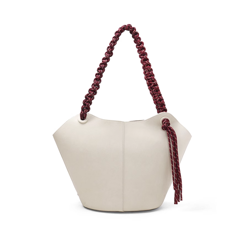 NEIDA Leather Bucket Bag