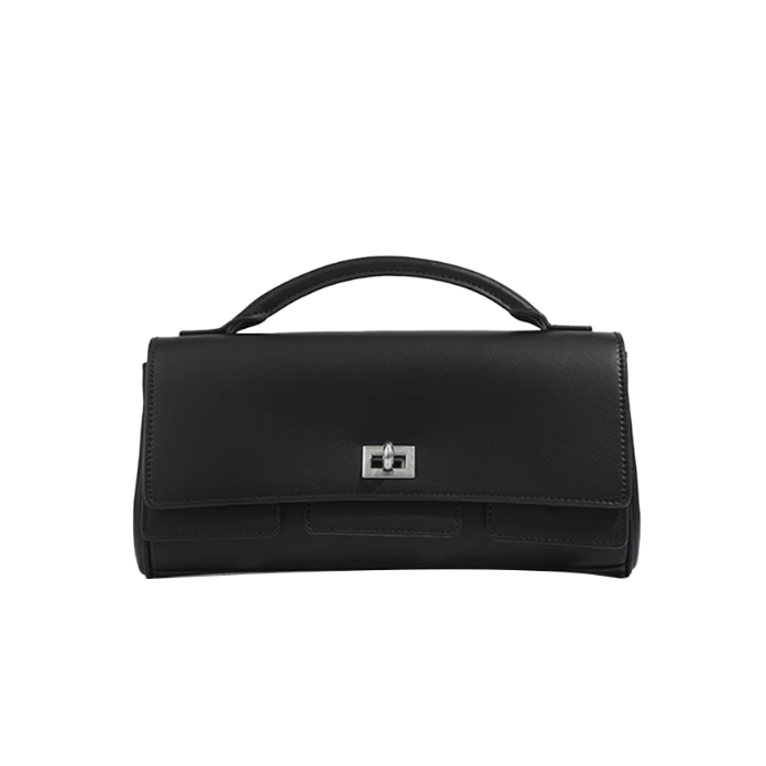NELTS Metal Lock Cross Body Bag