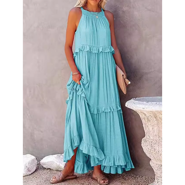 NOHAN Ruffled Maxi Dress