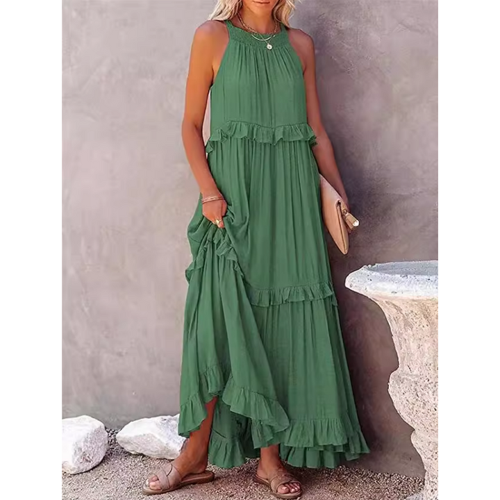 NOHAN Ruffled Maxi Dress