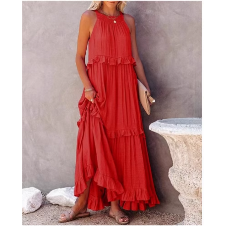 NOHAN Ruffled Maxi Dress