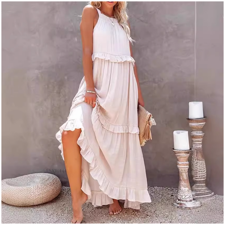 NOHAN Ruffled Maxi Dress