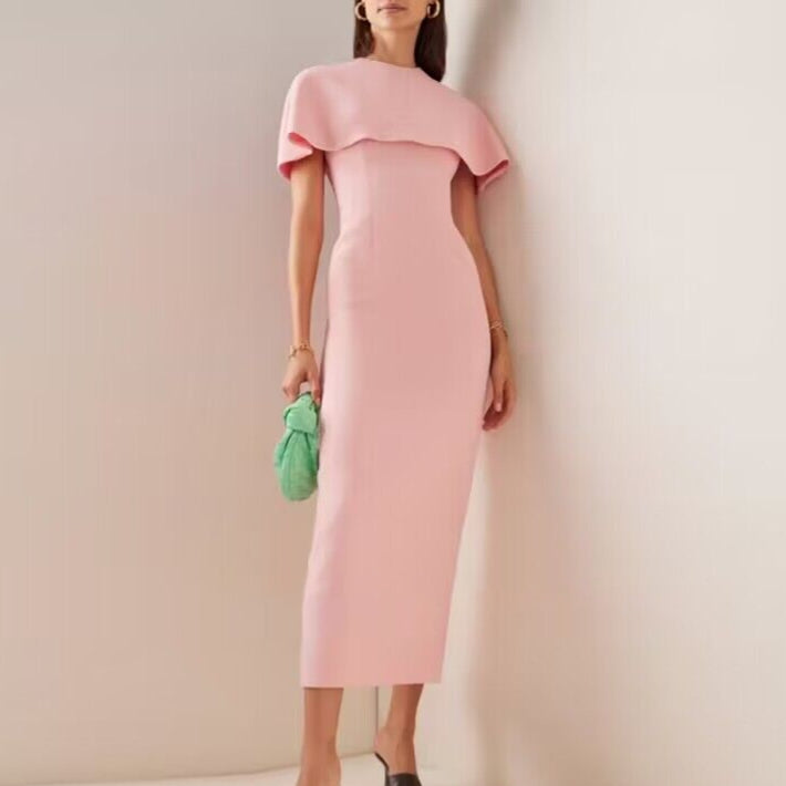 NOLLS Ruffled Evening Dress Gown