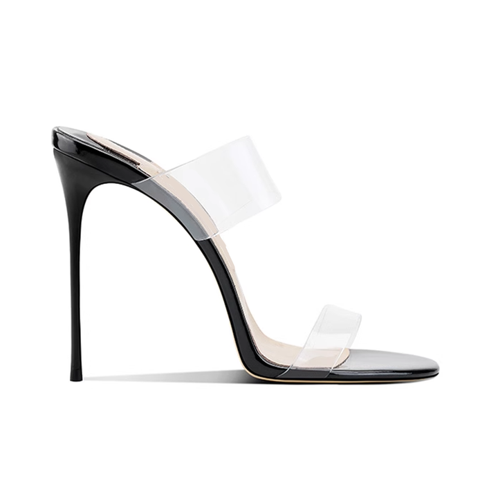 NOMNA PVC Mules Sandals - 10cm