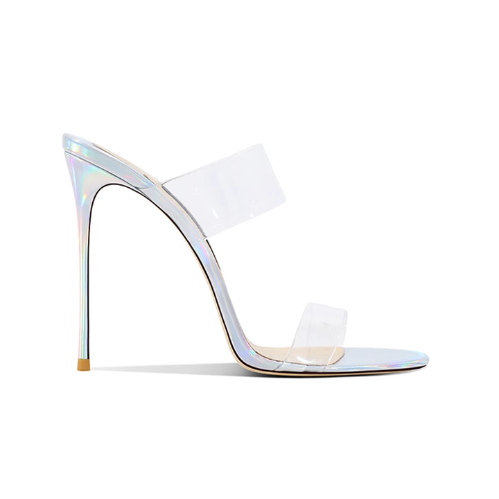 NOMNA PVC Mules Sandals - 10cm