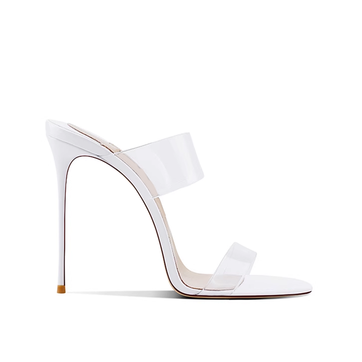 NOMNA PVC Mules Sandals - 10cm