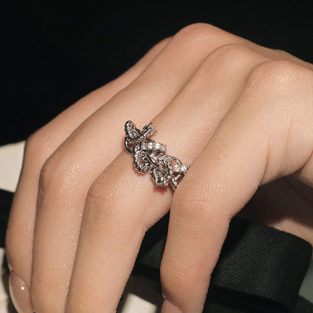 NUFRA Multi Ring Diamante Ring