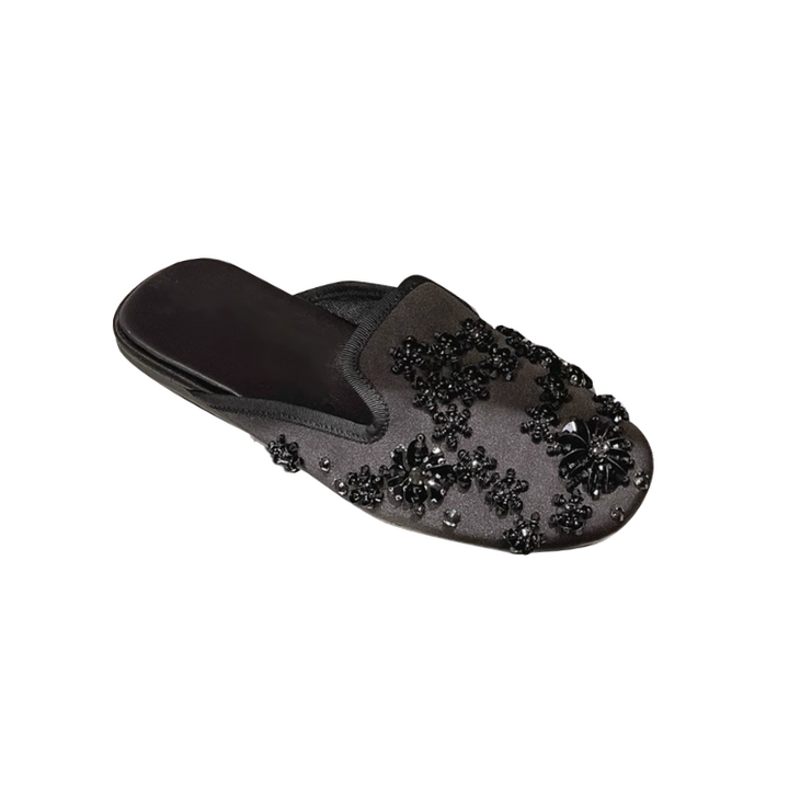 NUIDO Beaded Slippers Slides