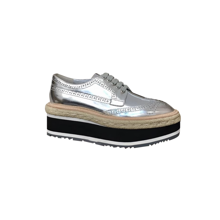PAOCE Lace Up Platform Sneakers